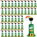 Leitee 100 Set St. Patrick's Day Leprechaun Trap Kit, DIY Catch A Leprechaun Trap Craft Kit St. Patrick's Lucky Party Supplies for St. Partrick Day Home Party Decor Preschool Projects