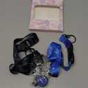 Multifunctional Cruise Breakaway Lanyard Set for Ship Cards,Adjustable Length with Safety Buckle,Retractable Badge Reel (2 Sets Black Moon Whale & Blue Ocean)