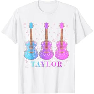 Taylor First Name I Love Taylor Girl Groovy 80's Vintage T-Shirt,Small