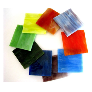 Devardi Glass COE 90 Fusing Sheets - Four Ounces Random Colors 6×4 Ft, 24 Sq inches