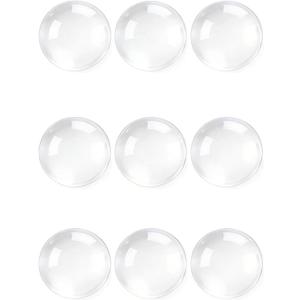8 x 9pcs Wall Bumpers, Door Stoppers, Clear Wall Protectors, Door Bumpers for Doorknob, Furniture Bumpers,Reducing Noise,Protecting Walls, Used for Entrance Door,Cabinet Door,Fridge Door(25*25mm) (25*25mm(0.98*0.98in))