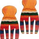 2 Pcs Salad Hands, Pakkawood Salad Tongs for Serving Salad Mixes, 7.25 Large Salad Servers Set, Kitchen Cooking Utensil, Serving Utensils for Tossing & Serving