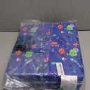 Toddler Booster Seat for Dining Table, Stronger Support Non-Slip Bottom Double Safe Straps Booster Seat Dining Toddler, Portable Travel Increasing Cushion (Blue)