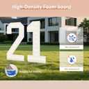4FT Light Up Numbers, Marquee Numbers 4 Feet Tall Giant Number 25 Mosaic Big Number Sign for 25th Birthday Party Backdrop Anniversary Decorations, Pre-Cut Large Frame