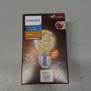 PHILIPS 565655-3.5A15/VIN/820/E26/Amber/G/SP D 4/1PFT20 Victorian Style Antique Filament LED Light Bulb, 25W