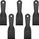 5 Pcs Plastic Putty Knife,2Inch Flexible Paint Scraper Tool for Spackling,Repairing Drywall, Removing Wallpaper, Applying Mud or Plaster