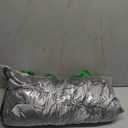 MOVE OVER 8 Pieces Ruffle Comforter Set King Size Silver Gray Satin Bed in a Bag Luxury and Soft Silk Like Satin Comforter Set for Bedroom Boho Chic Vintage Ruffled Bedding Set