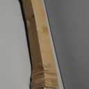 1 Inch Single Curtain Rods 36 to 72 Inches Adjustable Drapery Rods for Window width 24 to 68 Inches, Diamond Shaped Faceted Finials, Gold