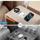Charging Station for Apple Multiple Devices - 3 in 1 Foldable Magnetic Wireless Charger Dock - Travel Charging Pad for iPhone 17 16 15 14 13 12 Pro Max Plus Watch & Airpods