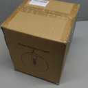 Glass Pendant Light,Mid Century Modern Light Fixture,Hanging Lights for Kitchen Island,Bathroom, Bedroom,Hallway Foyer (Bright Gold, 8 in)