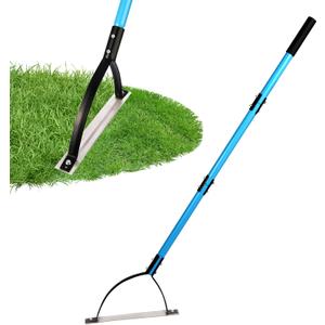 Sancat Weed Cutter with Double-Edged Sharp Blade,51 inch Stainless Steel Weeder,Grass Cutter Tool for Garden, Yard, Field and Ditches,Garden Weed Wacker, Sickle with Long Handle