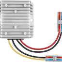 HOMELYLIFE DC 72V 60V 48V Step Down to 12V 10A 120W Voltage Regulator Buck Converter Reducer Power Converter Waterproof Module Transformer for Golf Cart