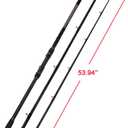 Fiblink Surf Fishing Rod 2 Piece/3 Piece/4 Piece Portable Travel Casting Rod Saltwater Surf Rod (9'/10'/12'/13'), Large