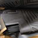 YITAMOTOR Floor Mats Fit for 2020-2025 Hyundai Palisade 7/8 Passenger, All Weather TPE Rear Trunk mat for Palisade Car Accessories, 1st & 2nd & 3rd Row & Backrest Mats & Cargo Liner, Black