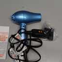 Nano Titanium Travel Hair Dryer, 1000 Watt Professional Blow Dryer with Concentrator Nozzle, Foldable Handle, Dual Voltage