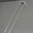 Geesatis 12 inch / 300 mm Furniture Legs Sofa Couch Desk Table Feet Hairpin Furniture Legs Replacement, with Mounting Screws, White