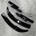 Front Bumper Lip Compatible with Audi A5 S5 4-Door Sportback (Gloss Black, A5 S5 2021-2024 8W6)