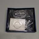 Retirement Gifts for Men Women 2026, Best Personalized Funny Retired Ideas Gifts (Black - 001)