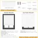 ChrisDowa Cordless Blackout Roller Shades for Windows, Thermal Insulated UV Protection Pull Down Shades, Total Blackout Window Blinds for Home, Office, Bedroom, Door (20" W x 72" H, White)