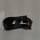 livho Trendy Polarized Aviator Sunglasses Women Men, Retro Sun Glasses for Women Men 2025, Oversized UV Protection Shades (Dark Brown Tortoise/ Brown)