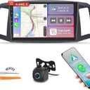 8 Core [4G+64G] Car Radio for Jeep Grand Cherokee 2004 2005 2006 2007 - Android Touch Screen Stereo, DSP 32 EQ/IPS/Carplay/Android Auto/SWC/BT/WiFi + AHD Backup Camera