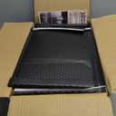 8.5 x 11 Bubble Mailers 50 Pack - Outer Size 9x12 Heavy Duty Black Padded mailer with Self Seal, Waterproof Shipping Envelopes, Bubble Wrap Protection for Ecommerce, Non See Through