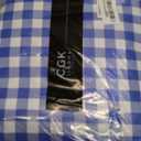 Blue Gingham Sheets - 1 Flat & 1 Fitted Sheet & 2 Pillowcases w/ Deep Pockets - Grid, Plaid, Checkered Pattern Bed Set - Comfy, Wrinkle & Fade Resistant - Ultra-Soft, Breathable & Cooling - Full Size