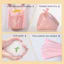 Plastic Bags 50 pack 8.6512.5 inch with Handles T-shirt Bags for Retail Shopping and Food Heavy Duty