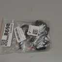 Coat Hooks Heavy Duty - Easy to Install Metal Towel Hooks Screw-in Wall Hooks for Hanging Hat, Towel, Key, Robe, Scarf, Bag, Cap (6 PCS Black)