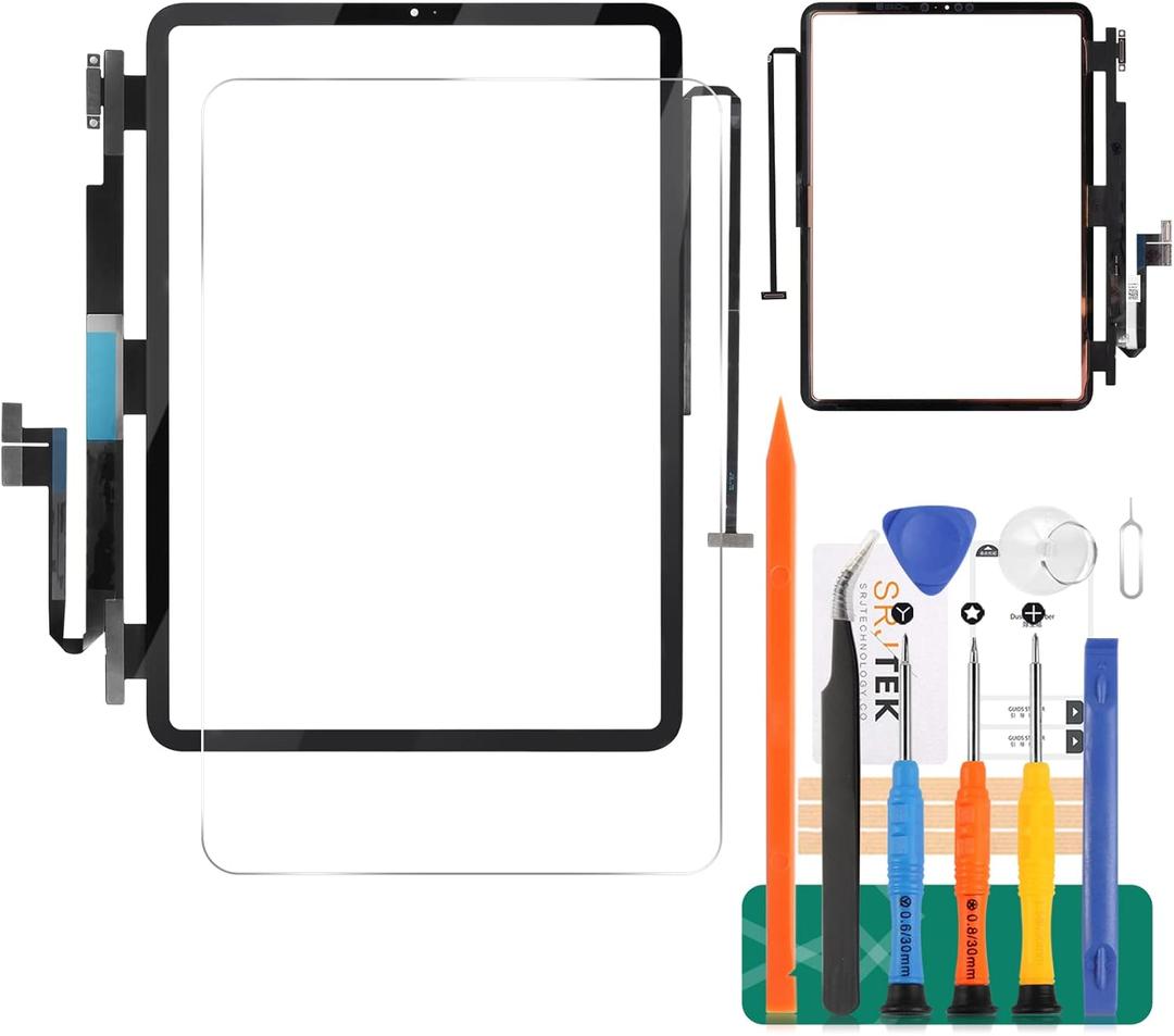 for iPad Pro 11 2nd Touch Screen Replacement for iPad Pro 11" 1st Generation 2018 Digitizer Repair Kits A1980 A2013 A1934 A1979 (Without LCD