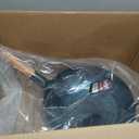 YOSUKATA 13.5" Pre-Seasoned Flat Bottom Blue Carbon Steel Wok for Stir Fry