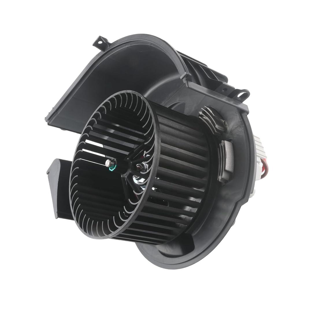 A/C Heater Blower Motor Assembly 64119245849 64119229658 Compatible with BMW Vehicles - X5 2007-2014,X6 2008-2014,E70 E71 3.0L 4.4L Sport Utility with Resistor - Front Side