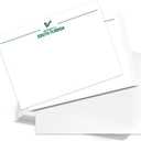 2 x Desert Cactus University of South Florida 10 Pack Notecards Stationery Cardstock USF Bulls Includes Envelopes Memo Party Thank You (Notecard 1b)