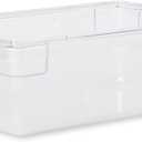Rubbermaid Commercial Products Food Storage Box, 3.5-Gallon, Clear