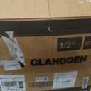 GLAHODEN 1/2 in x 65 ft+6FT Retractable Garden Hose Reel with Automatic Rewind
