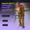 Work Boot Insoles for Standing All Day - Welnove 220 LBS Heavy Duty High Arch Support Orthotic Inserts for Plantar Fasciitis,Flat Feet,Foot Pain,Anti Fatigue Work Orthotic Insoles for Men Women,L (L:W 12-13 / M 10.5-13)