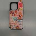 Shorogyt Compatible with iPhone 13 Pro Wallet Case with Card Holder - Designer Christian Collage Kickstand Magnetic Clasp Back Flip Folio Leather Phone Covers for Women Men Girls