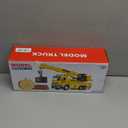 Mobile Crane Tow Truck Toy for Logging Farm Port Shipyard Building Bridge Construction Vehicles Engine Machine City Gravity Lifting Arm Kids Boys Age 3-5 4-7 Years Old Christmas Birthday Easter Gifts