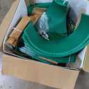Backyard Discovery Tall Spiral Tube Slide - Right Exit, Green - Mounts To 5 Ft. Deck Height