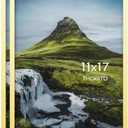 THCASITO Picture Frames 11x17 Gold Photo Frames without Mat for Wall Decor, Set of 4