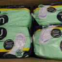 U by Kotex Clean & Secure Maxi Pads, Regular Absorbency, 192 Count (4 Packs of 48) 