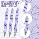 24 Pcs Kpop Theme Party Favors Purple Lightning Ballpoint Pens Kpop Retractable Pen Bulk Purple Birthday Gift for K-pop Lovers Girls Student School Rave Music Accessories Stationery Supplies