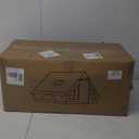 Inflatable Camping Tents with Hand Pump, Air Glamping Tents, Easy Setup Waterproof and Windproof Blow up Tent, 4 Seasons Oxford Cabin Tent with Mesh & Chimney Window. (10*6.9ft)