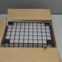 4 Tier Slim Fruit Basket for Kitchen, Stackable Metal Wire Fruit Vegetable Storage Baskets Organizer Stand on Wheels, Produce Basket Potato Onion Storage Bins Rack for Pantry. (Black)