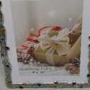 LARAINE Picture Photo Frame 8x10 Metal 2025 Christmas High Definition Display Pictures for Tabletop Home Decorative Holiday Gift (Silver, 8x10)