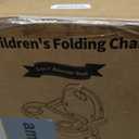 Booster Seat for Kitchen Chair, 3-in-1 Foldable Baby Booster Seat with Removable Dual Tray & 3-Point Harness, Portable Toddler Booster Chair for Dinning Table, Travel, Outdoor Camping, Pink