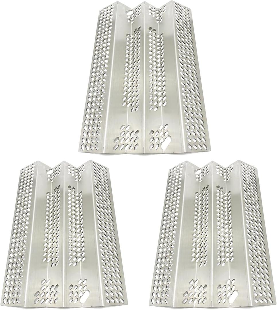 S461 Stainless Steel Heat Plate Replacement Parts for AOG, American Outdoor 24NB 24NG 24NP 24PC 36PC DCP480CSP Gas Grill16GA -3pack 15-7/16" x 10 5/8"