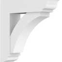 Ekena Millwork BKTP05X24X24THR01 Standard Thorton Architectural Grade with Traditional Ends PVC Brackets, 5"W x 24"D x 24"H