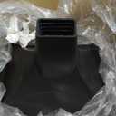 4PCS Black downspouts for Under Deck Drainage System, PE Deck downspouts Use for 12"&16" Joist Spacing DE01