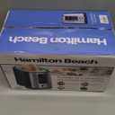 Hamilton Beach 2 Slice Extra Wide Slot Toaster with Bagel & Defrost Settings, Shade Selector with 7 Browning Levels, Toast Boost, Auto Shutoff, Black & Stainless Steel (22633)